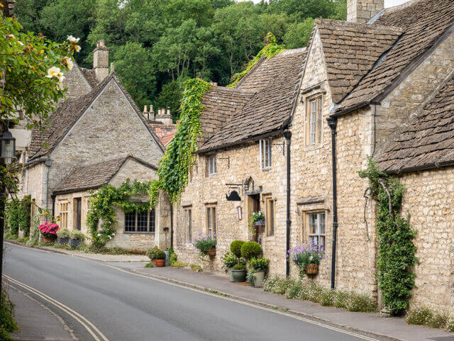 Houses in the Cotswolds, England
